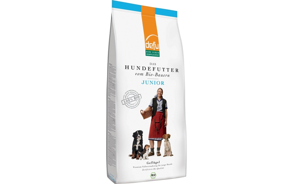 defu Alimentation sèche Junior Bio volaille, 12.5 kg