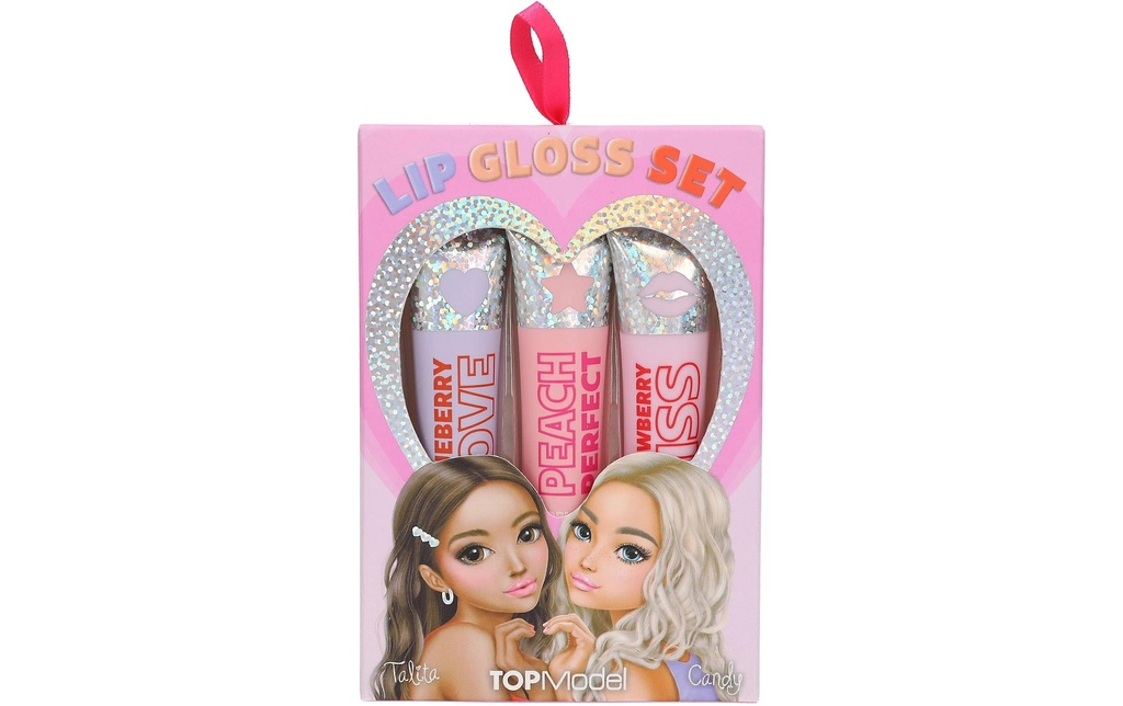 Topmodel Kit de maquillage Lip Gloss Top Model 3 pièces, 8 ml par tube