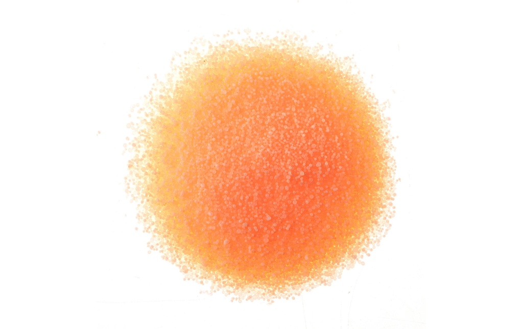 Glorex Sable à bougies avec mèche 70g, Orange