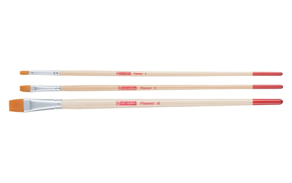 TALENS ART CREATION Set pinceau huile+acryl.plat 3 (3 pces)