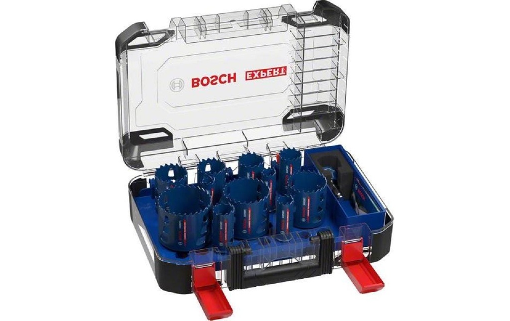 Bosch Professional Jeux de scies à trous Expert Tough Material, 14 pièces