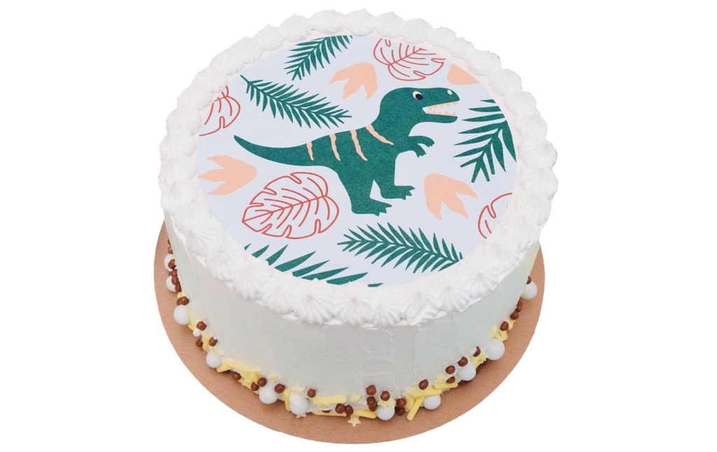 ScrapCooking Dessus de gâteau Dino D18 cm