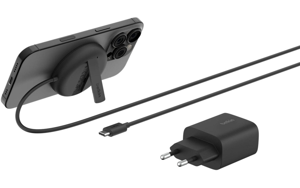 Belkin Chargeur sans fil BoostCharge Pro avec adaptateur secteur Noir