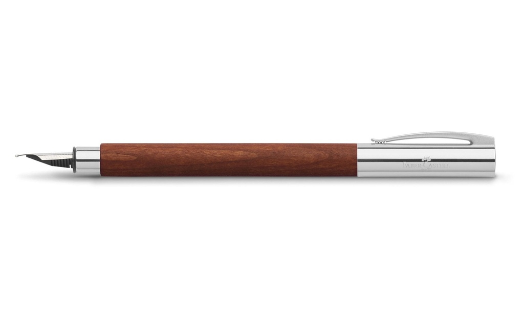 Faber-Castell Stylo plume Ambition moyen (M), Brun