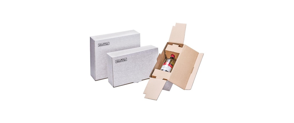 Brieger Carton d’expédition VinoPac 33.2 x 11.3 x 9.3 cm, 1 pièce
