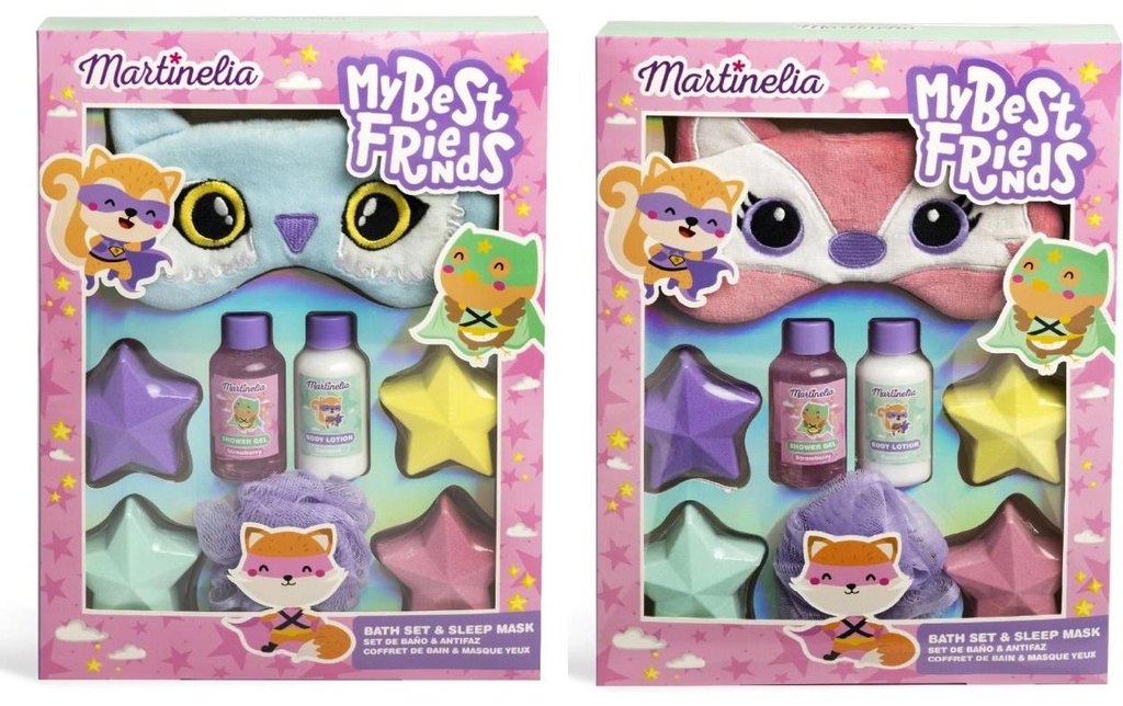 Martinelia My Best Friends Bath & Eye Mask Set assorti
