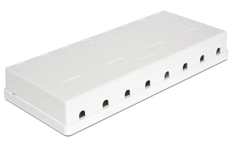 Delock Boîtier Keystone 8 fois