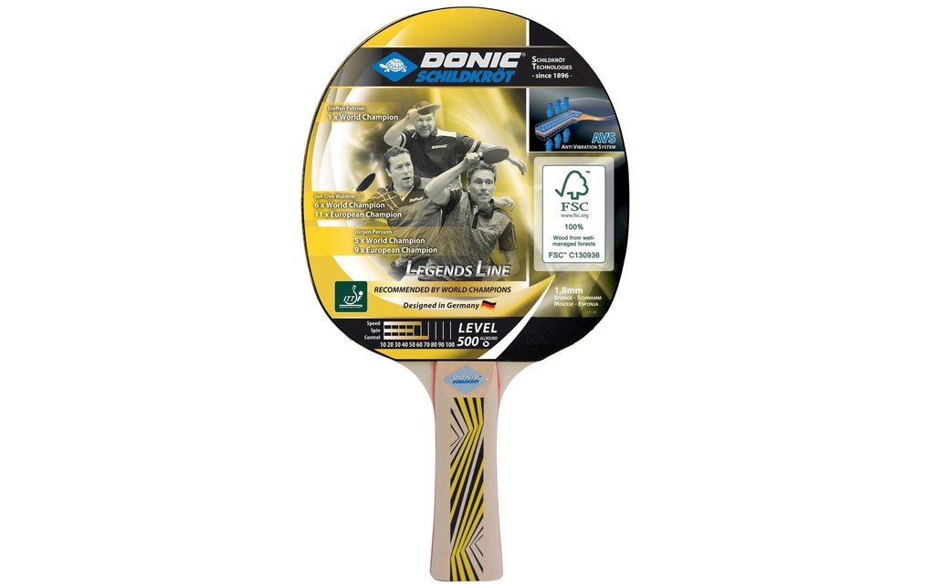DONIC Schildkröt Raquette de ping-pong Legends 500