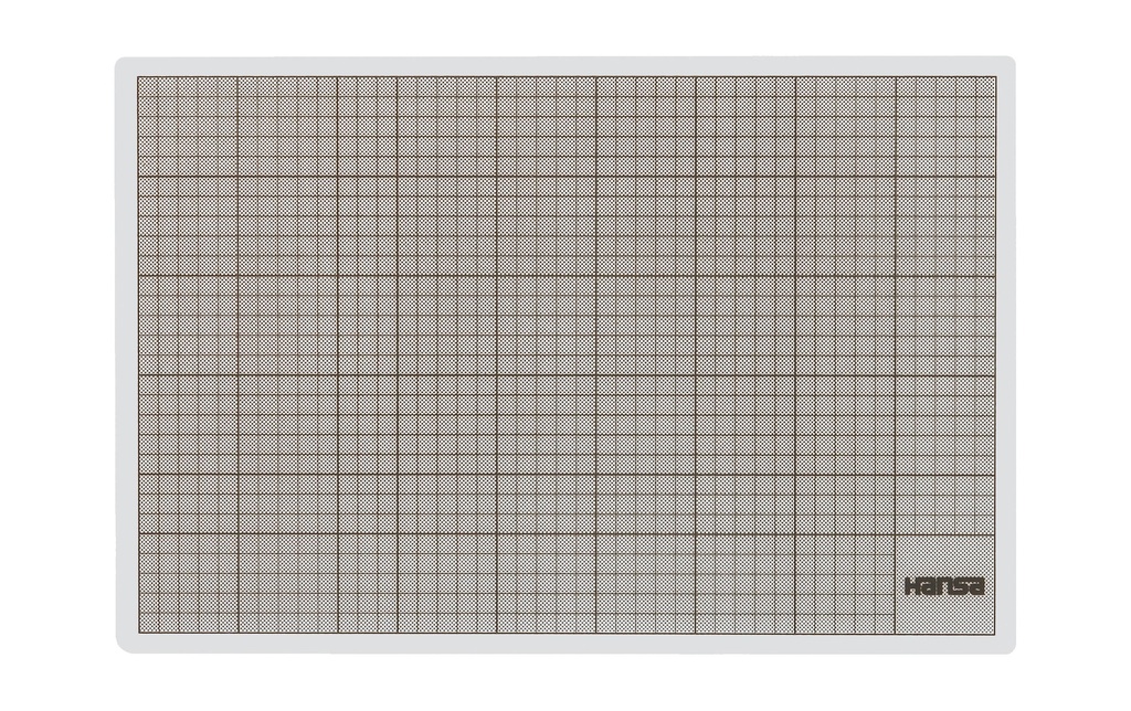 Hansa Tapis de découpe Cut Mat 90 cm x 60 cm, Transparent