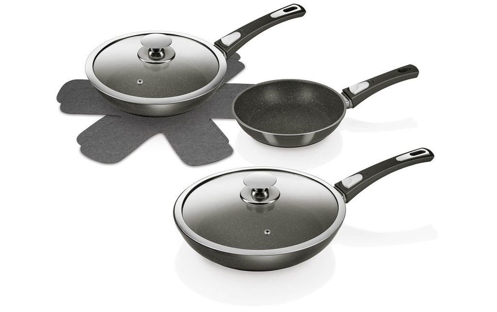 Genius Set de poêle Bonafit 20 cm/24 cm/28 cm