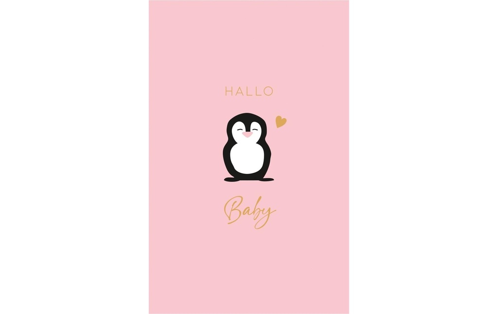 ABC Carte de félicitations Doux pingouin B6