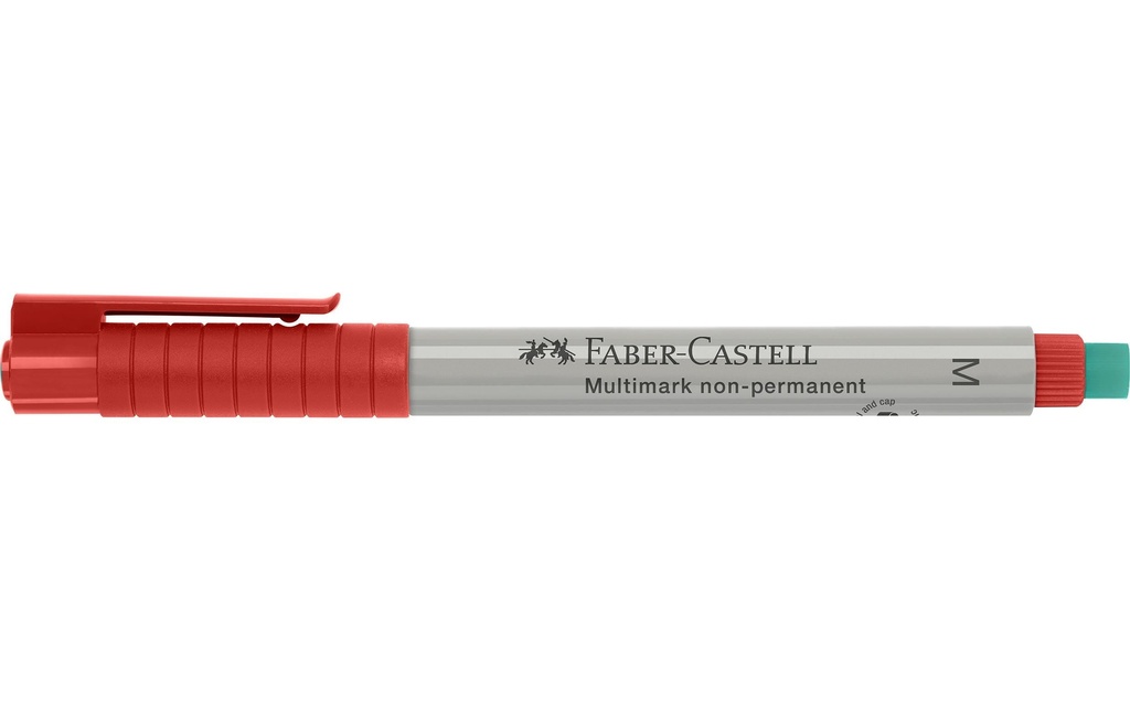 Faber-Castell Stylo à feuilles Multimarque 10 pièces, M, rouge