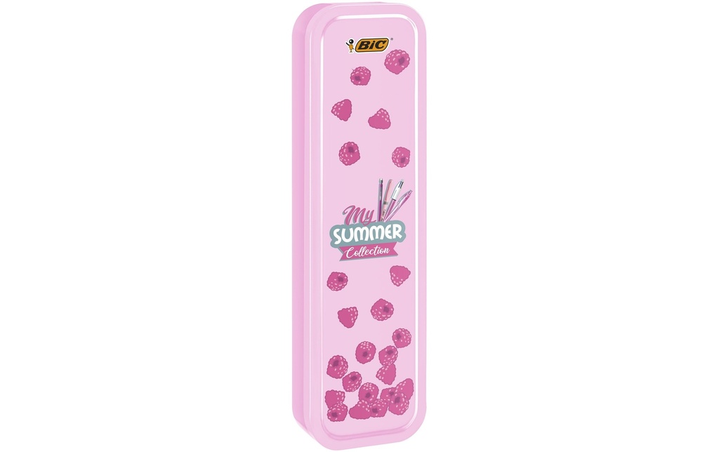BIC Stylo bille Summer pink Box 4 pièces
