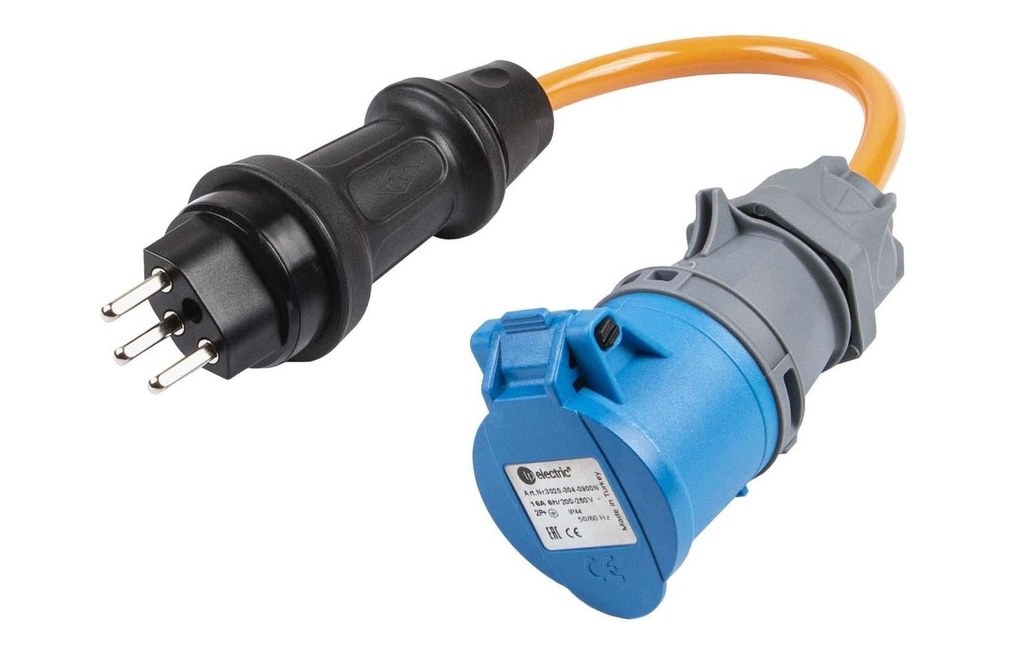 Normrahmen Câble adaptateur CEE16/3 - T23