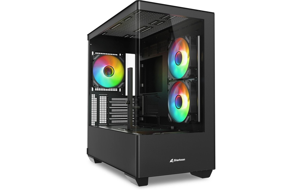 Sharkoon Boîtier d’ordinateur ELITE SHARK CM100 Noir
