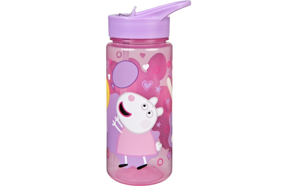 Scooli Gourde Peppa Pig 500 ml, Rouge/Rose/Rose