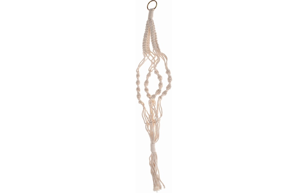 Opiflor Suspension en macramé 90 cm, naturel