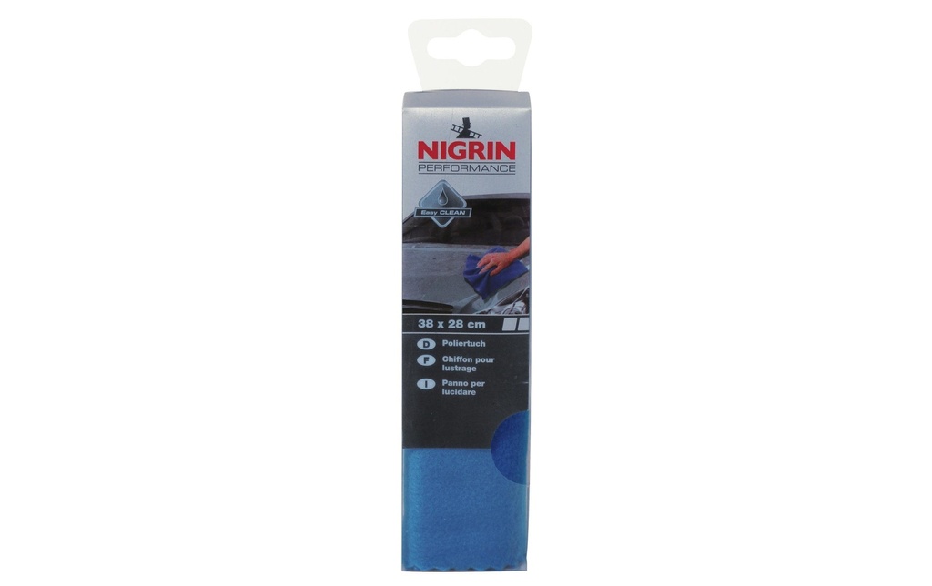 NIGRIN Chiffon microfibre 38 x 28 cm Bleu bleu