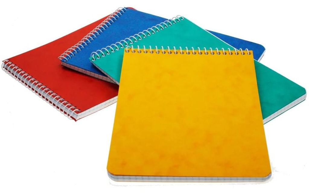 Büroline Carnet de notes 10.1 × 7.6 cm horizontal, quadrillé, assorti