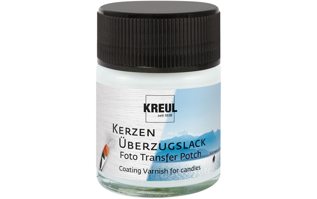 Kreul Vernis de revêtement Potch Photo Transfer Bougies 50 ml