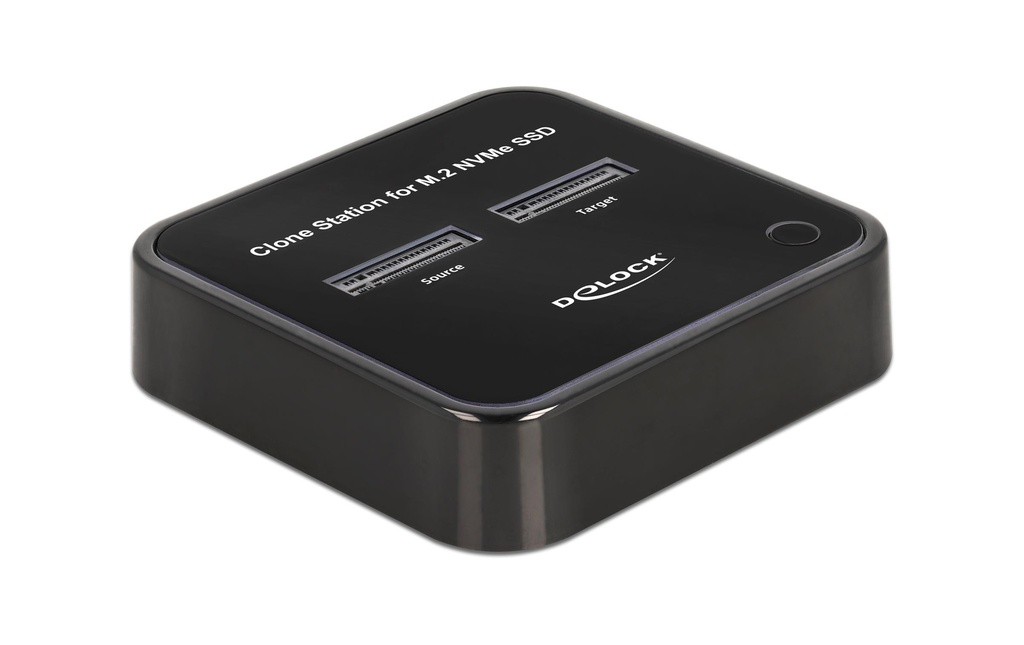 Delock Station d’accueil et de clonage pour 2x M.2 NVMe