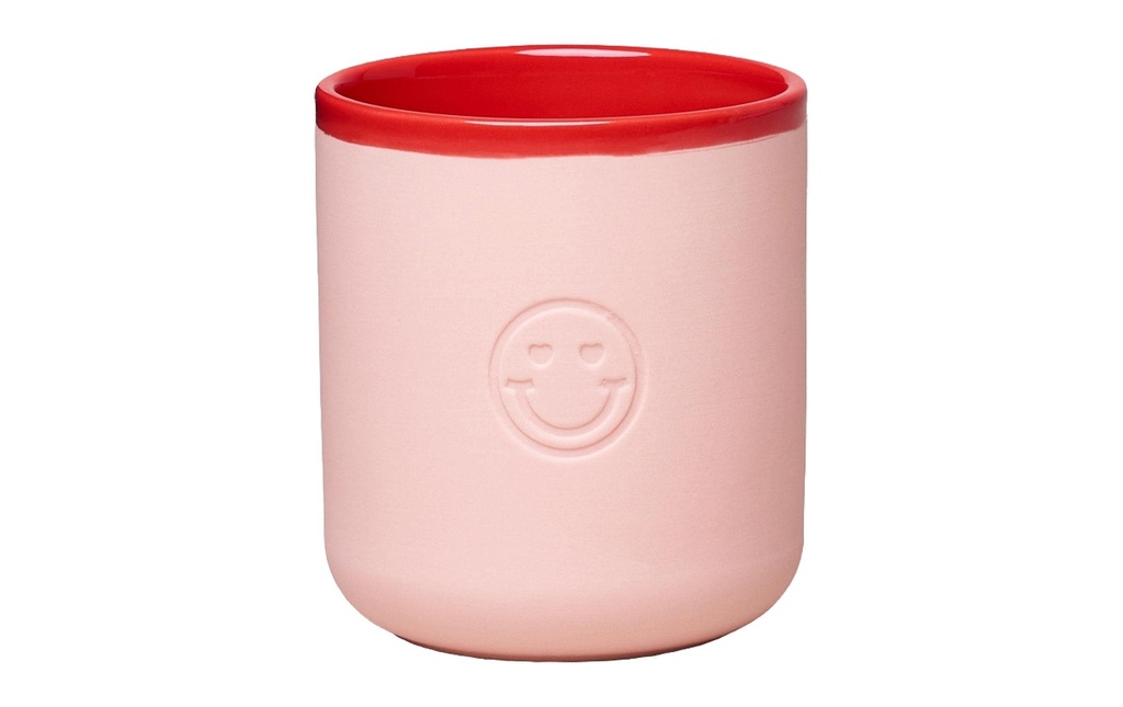 Chic Mic Tasse à thé Crazy in Love 380 ml, 1 Pièce/s, Rouge/Rose