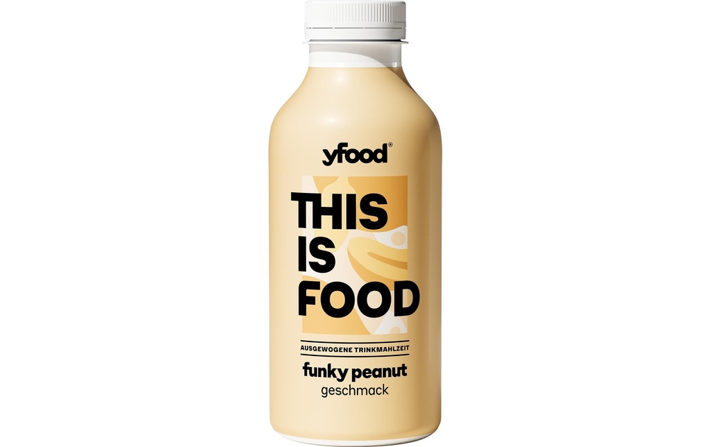 YFOOD Repas à boire Funky Peanut 500 ml