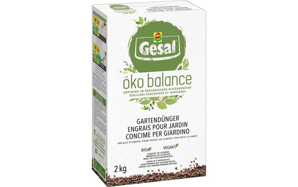 Gesal öko balance Engrais de jardin 2 kg
