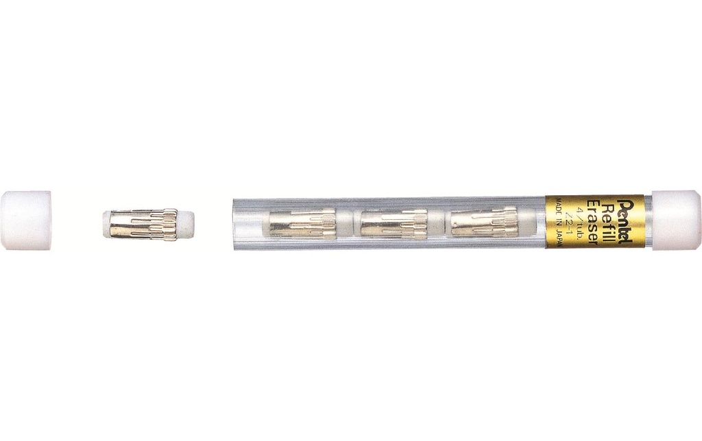 PENTEL Gomme rechange pr porte-mines (4 pces)
