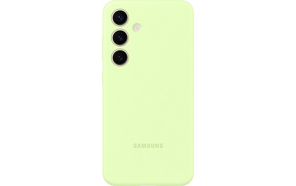 Samsung Coque arrière Silicone Galaxy S24 Vert