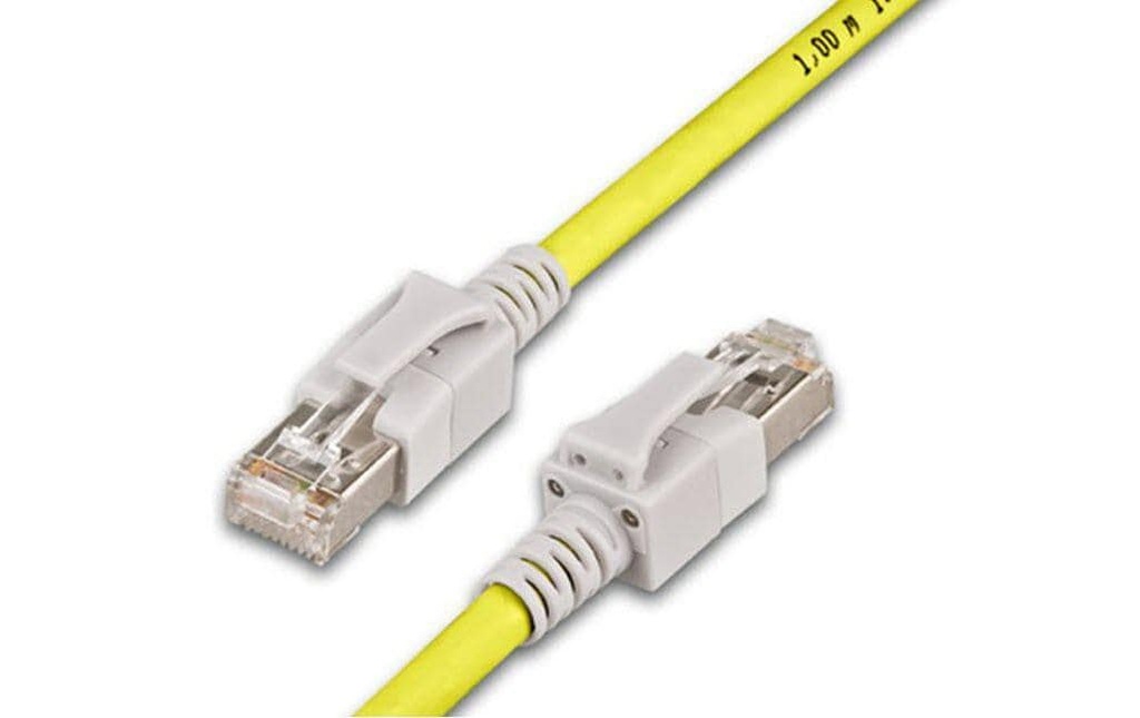 Wirewin Câble patch RJ-45 - RJ-45, Cat 6A, S/FTP, 5 m, Jaune