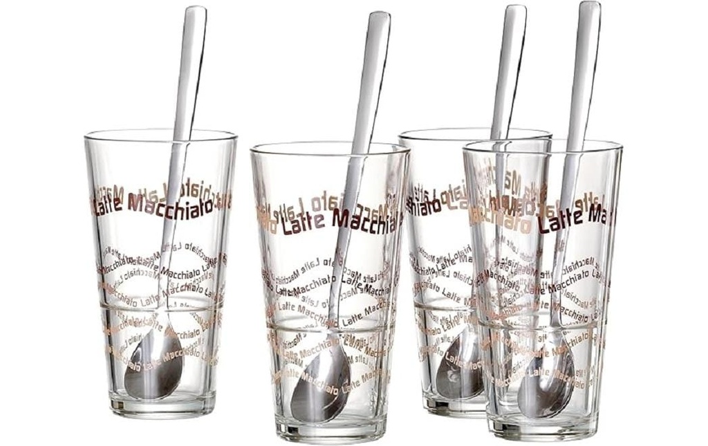 Ritzenhoff & Breker Verre à latte macchiato Sana 370 ml, 4 pièces