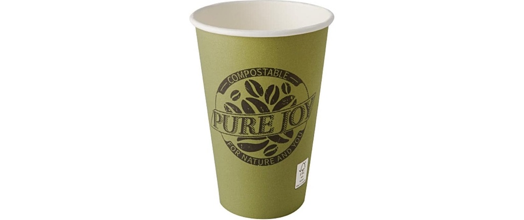 Papstar Tasses à café jetables Carton Pure Joy 3 dl 50 Pièce/s