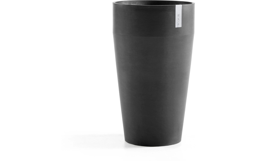 Ecopots Pot de fleur Sankara High Ø 45 cm Gris foncé