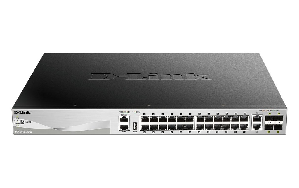 D-Link PoE Switch DGS-3130-30PS 30 ports