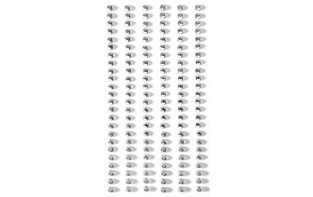 Artoz Autocollants à paillettes Cristal 3 mm, 1 feuille