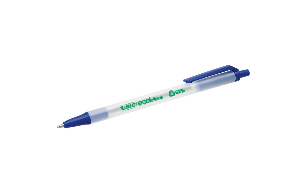 BIC Stylo bille Ecolutions 0.4 mm, Transparent