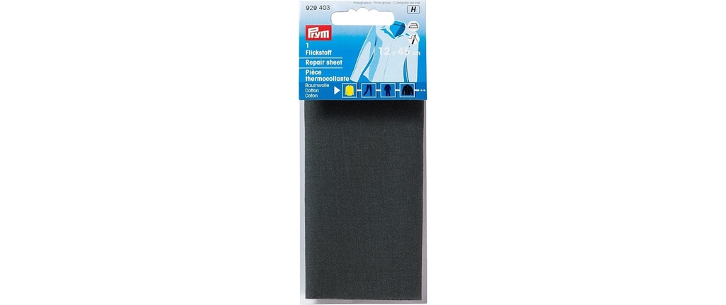 Prym Matériel de mise à jour 12 x 45 cm, fusible, gris