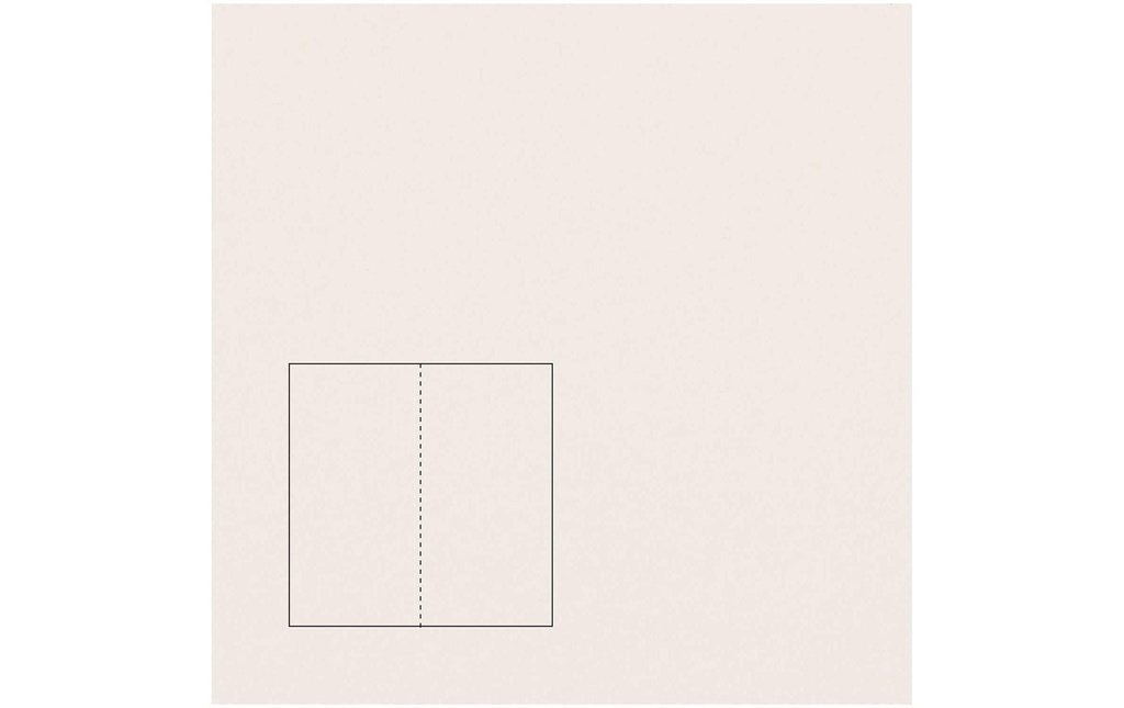 Rico Design Paper Poetry Essentials DL Carte à volet A6, ivoire