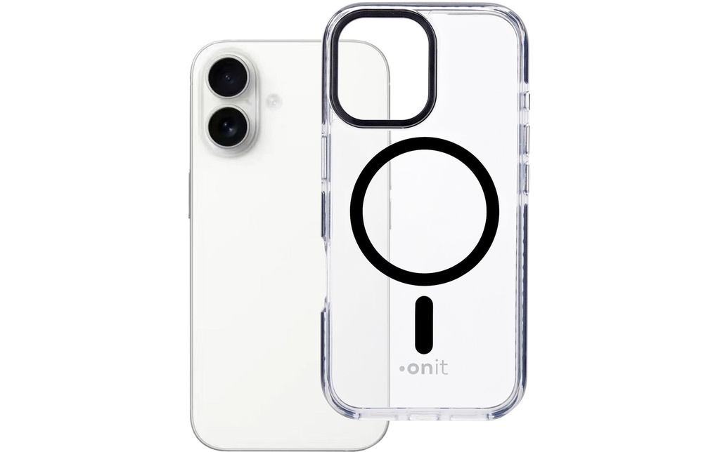 onit Coque arrière Armorix iPhone 17 Noir transparent