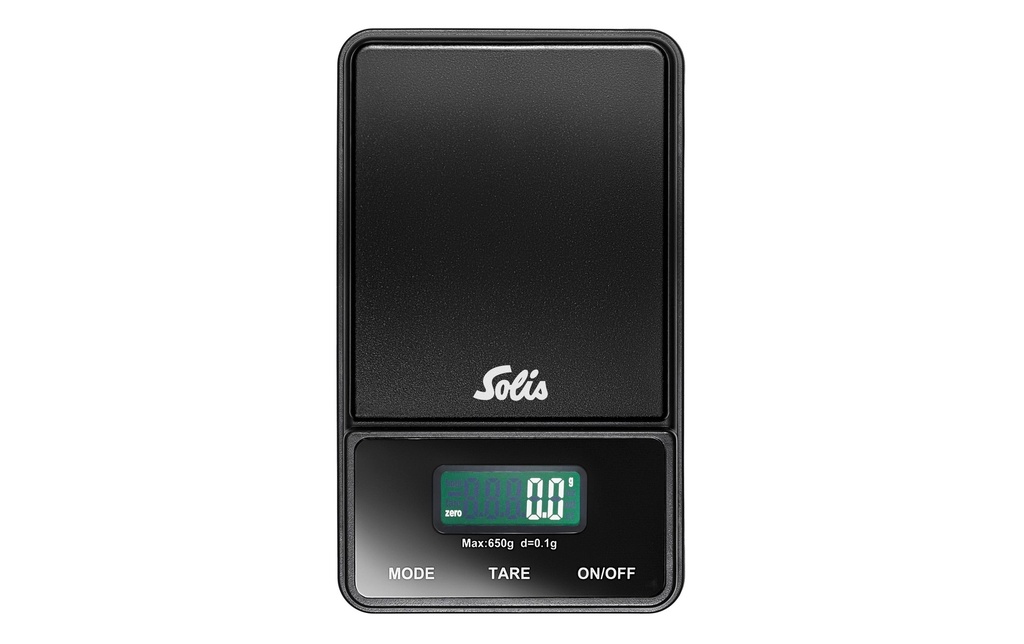 Solis Balance de cuisine Balance fine numérique pour le café Noir