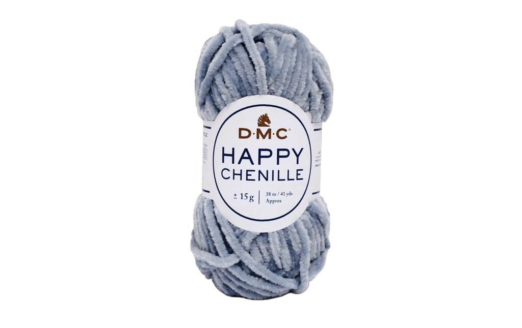 DMC Laine Happy Chenille Gris-bleu, 38 m