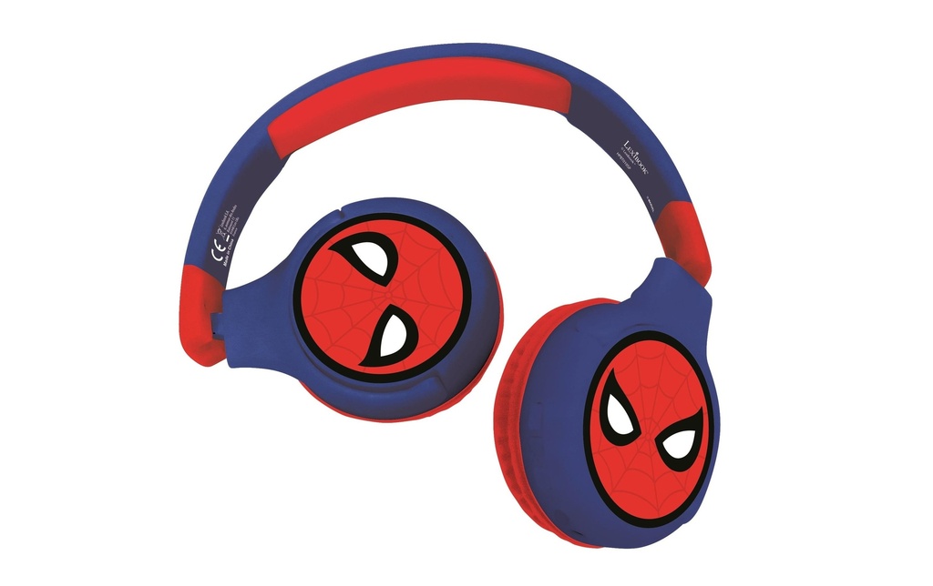 Lexibook Casque pour enfants Spider-Man Bluetooth 2 en 1