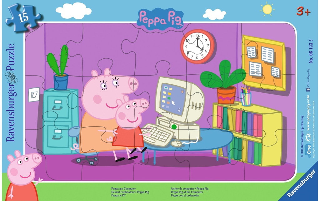 Ravensburger Peppa Pig sur l'ordinateur
