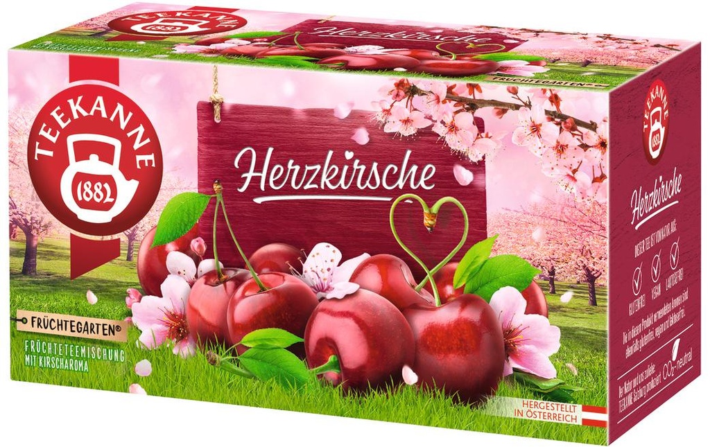 Teekanne Sachet de thé Cerise de cœur 20 Pièce/s