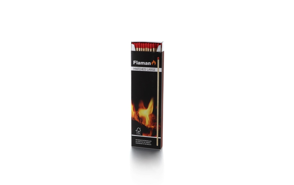 Flaman Allume-feu pour barbecue Matches Large, 45 pièces, FSC