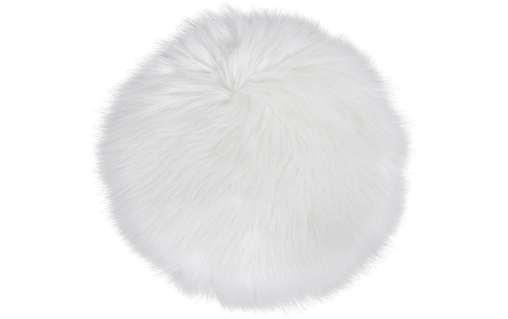 House Nordic Fourrure d'imitation 35 x 35 cm, Ivory