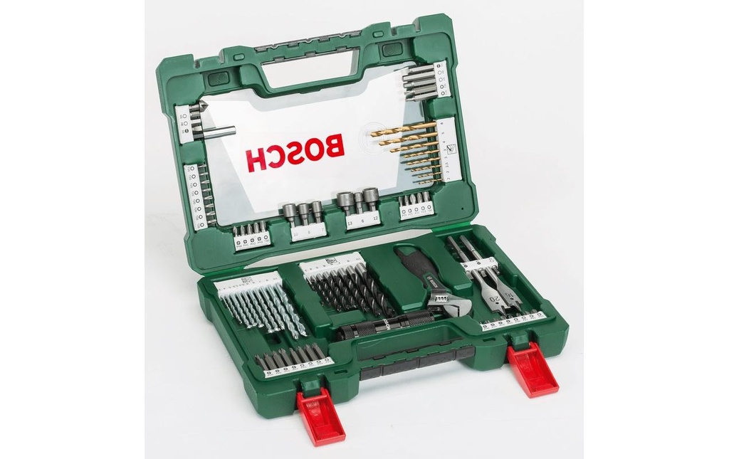 Bosch Jeu de forets et d'embouts V-Line TiN, 83 Pièce/s pièce(s)