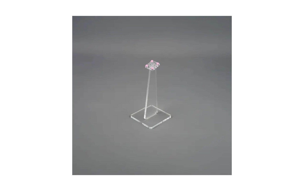 iDisplayit Supports en acrylique pour modèles LEGO Hauteur de 18 cm en position inclinée