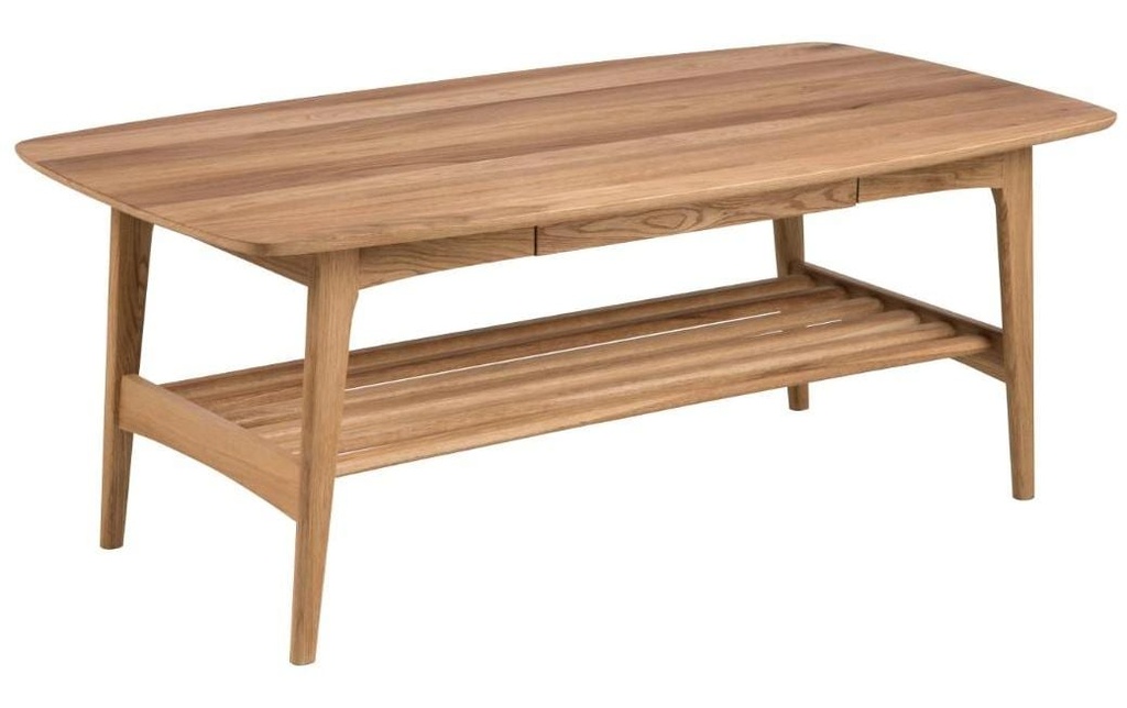 AC Design Table basse Emma Marron, 130 x 70 x 51 cm